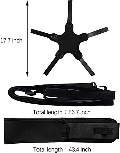 Kai Xin Solo Soccer Trainer, Hand Free Soccer Training Equipment for Kids Adult with Elastic Adjustable Waist Belt, Fits Size 3,4,5 Soccer Volleyball Rugby