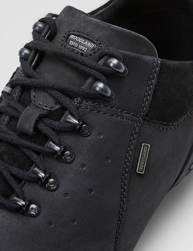 Woodland Men's Black Leather Sneaker 8 UK - Image 6