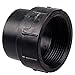NIBCO 5803-2 ABS Pipe Fitting, Adapter, Schedule 40, 2" Spigot x 2" NPT Female