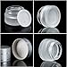 Yesaler Tarros de Crema Vacios 20ml Envase Cosmético Frascos de Vidrio Esmerilado Redondos 9 Piezas para Crema Facial Viajar Casa Plata Imagen de Yesaler Tarros de Crema Vacios 20ml Envase Cosmético Frascos de Vidrio Esmerilado Redondos 9 Piezas para Crema Facial Viajar Casa Plata