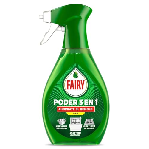 Fairy Lavavajillas a mano poder 3 en 1 limón, spray 500ml