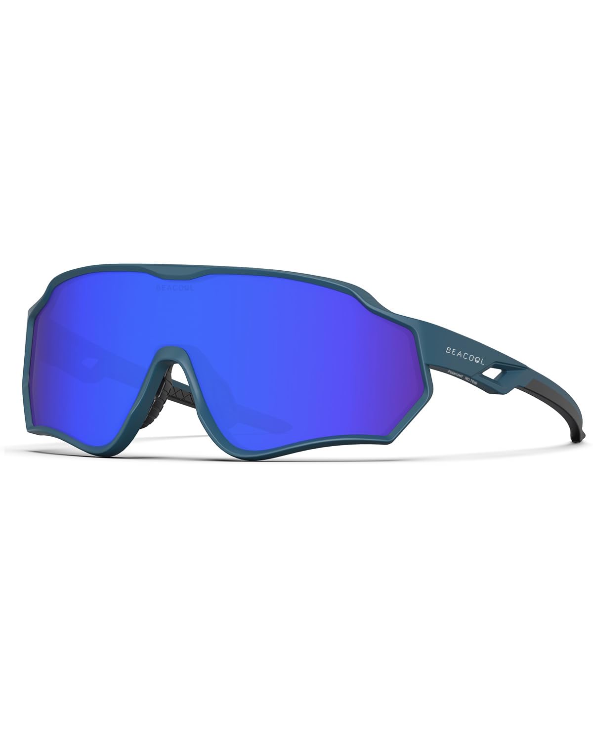 [BEACOOL] 偏光レンズ スポーツ サングラス 野球用 自転車 ランニング 釣り 登山 ゴルフ ドライブ バイク テニス対応 TR90 超軽量