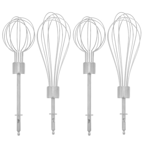PRETYZOOM 4 Piezas Batidores De Repuesto De Acero Inoxidable Para Batidora De Mano Compatibles Con Varias Marcas Ideales Para Hornear Batir Claras Y Preparar Postres Fácil Instalación Y Limpieza