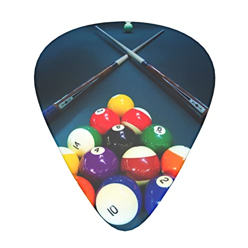 Ensemble de 12 médiators de guitare de billard pour guitare acoustique, guitare électrique, contrebasse, ukulélé - Les Beatles, Paul McCartney, John Lennon, RIngo Starr, George Harrison Ensemble de 12 médiators de guitare de billard pour guitare acoustique, guitare électrique, contrebasse, ukulélé
