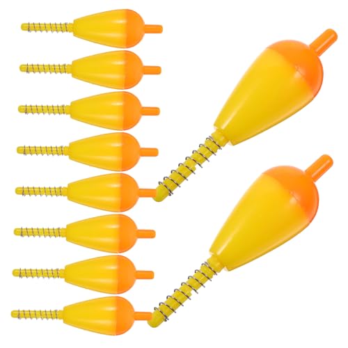 CORHAD 12pcs Fishing Floats Portable Buoys for Sea Fishing Depth Indicator High Buoyancy Supplies for Carp and Panfish Enthusiasts