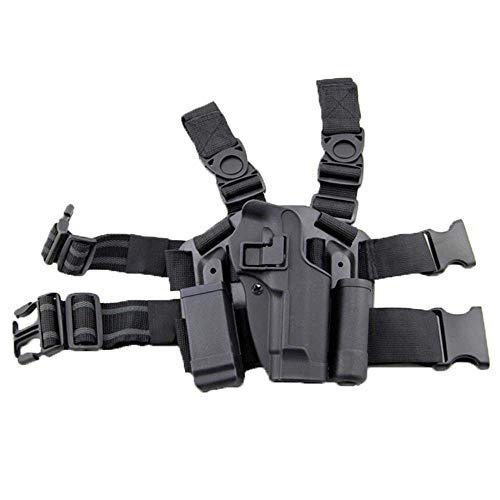 LIVIQILY Tactical Glock Leg Holster Left Hand Paddle Thigh Belt Drop Pistol Gun