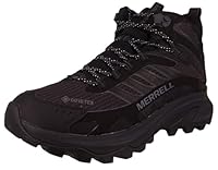 Merrell Men's Moab Speed 2 Mid GTX Boot, Black/Black, US 10