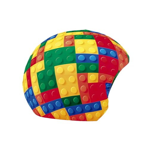 Funda para casco universal COOLCASC Blocks renueva tu casco usado con diseño geométrico 1