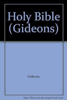 Unknown Binding Holy Bible (Gideons) Book