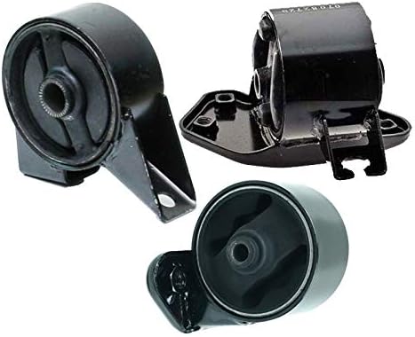 K0672 Fits 2003-2005 Hyundai Accent 1.6L MANUAL Transmission Front Rear Motor & Trans Mount 3PCS : A7126, A7127, A7145
