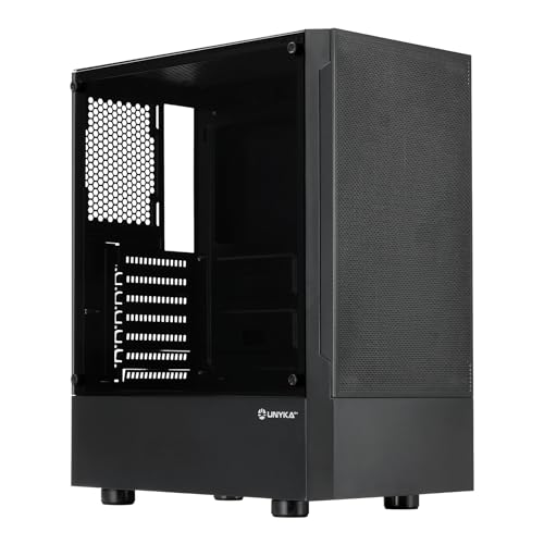 Ya en mundofriki.es: UNYKAch Caja ATX Aero C35,con Panel Lateral de Cristal Templado Tintado, con 2 Puertos USB 3.0, 1 USB 2.0, para Instalación de Tarjetas Gráficas de hasta 315 mm y Disipadores de CPU de hasta 160 mm
