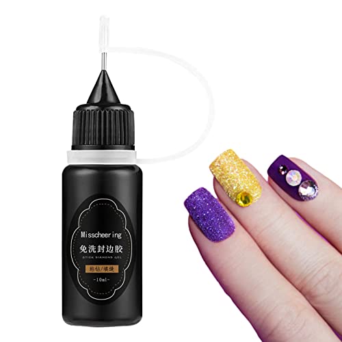 cola strass com ponta caneta - gemas unha e strass cola gel | cola firmemente anexado rápido transpa