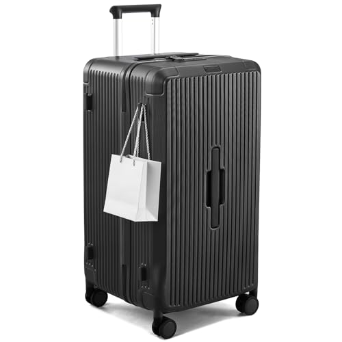 Valise rigide antichoc Hanke 26 pouces grand compartiment profond 4:6 serrure TSA