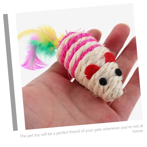 Juguetes interactivos para gatitos con sisal para masticar y catnip 8