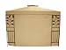 Produktbild greemotion Seitenwand Livorno ohne Fenster im zweier Set beige, Seitenteile aus strapazierfähigem Polyester, wetterfeste Pavillonwand