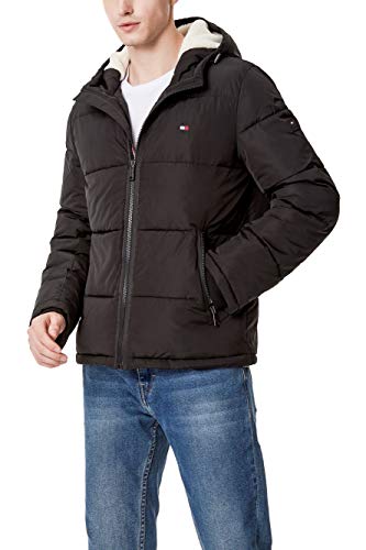 Image of Tommy Hilfiger Men's Classic Hooded Puffer Jacket (Standard and Big & Tall)