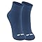 Meia Performance Esportiva Cano Médio Up Dry Anti Bolha Anatômica Academia Caminhada Corrida Bike (BR, Numérico, 39, 44, Regular, Regular, Azul Marinho)