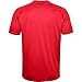 Under Armour Men's Velocity 2.0 Short Sleeve T Shirt, (600) Red / / Black, Large