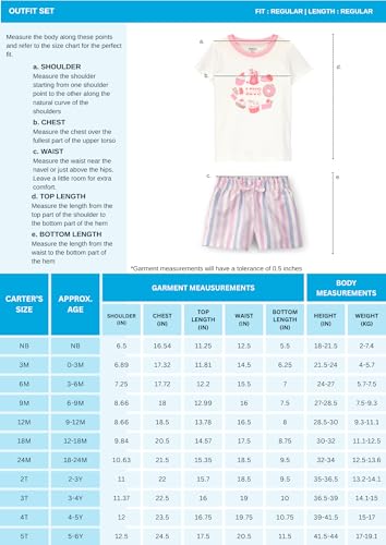 Image of Carter's Baby Girl 2-Piece Linen Sleeveless Top and Shorts Set | Breathable Summer Outfit for Baby Girls | Comfortable Casual Set for Everyday Wear