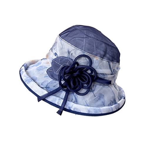Silk Hat Children's Silk Fisherman's Hat Color Contrast Three-Dimensional Flower Pot Hat