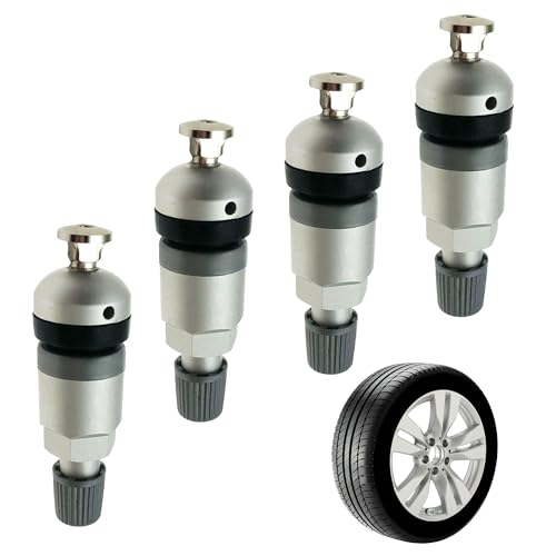 4PCS Tire Pressure Monitoring System,TPMS Sensor Valve Stems,Pressure Monitoring Sensor Replacement Repair Kit,Tire Pressure Monitor System Compatible with BMW and Porsche