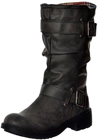 Rocket Dog Womens Trumble Galaxy Warm Low Heel Mid Calf Winter Boots - Black - 7-38