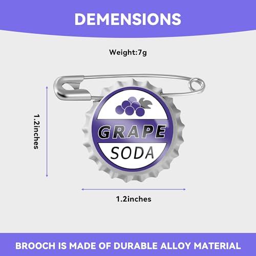 Unique Soda Drink Bottle Cap White Pin Fall Out Bottle Cap Pin Unique Bottle Caps Pop Bottle Caps Stream Soft Soda Drink Bottle Cap Pins Vintage Soda Bottle Cap Badge2