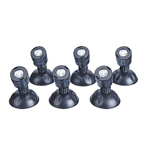 Pontec 43187 PondoStar LED Set 6 - Unterwasserbeleuchtung / Komplettes Beleuchtungsset aus 6 LED-Scheinwerfern / Beleuchtung für Garten und Teich