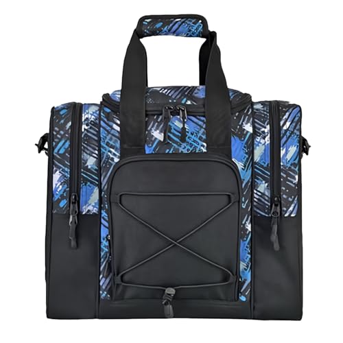 Sac de bowling 1 balle avec compartiment chaussures et ceinture réglable
