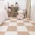 16 Pcs Carpet Squares Puzzle Mat - Plush Interlocking Carpet Tiles, Foam Floor Tiles Mat for Floor - Jigsaw Flooring Like Playroom Rug 12 x 12 x 0.4(Color:Pink, Purple, White)