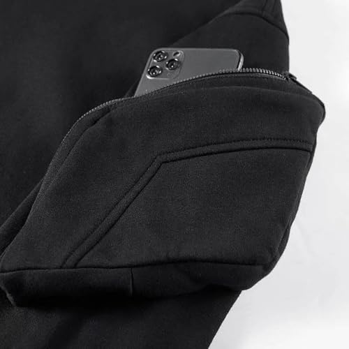 Veste coupe-vent pour moto et vélo avec sweat à capuche gothique - 5