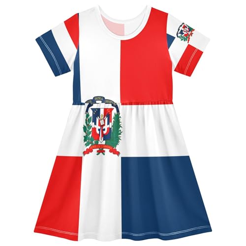 Summer Girl Dresses Short Sleeve Casual Toddler Outfits Clothes