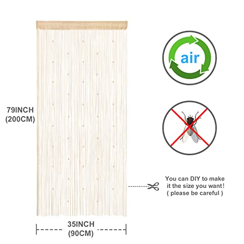 2 Pcs Crystal Beaded Curtain Tassel Curtain - Partition Door Curtain Beaded String Curtain Door Screen Panel Home Decor Divider Crystal Tassel Screen 90x200cm