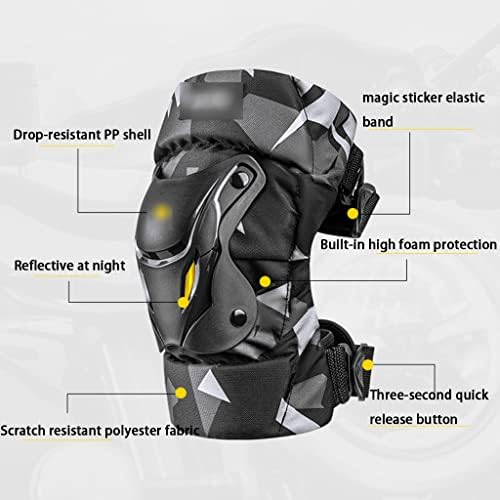 Squisita Protezione per Ginocchiere per Moto Ginocchiere per Equitazione Unisex per Moto Motocross Montagna Attrezzatura Anticaduta per Quattro Stagioni,Mimetico,Taglia Unica,Sensational421
