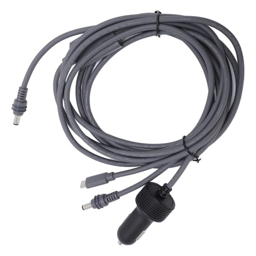 Acogedor 3 in 1 �q�� DC �d���P�[�u���A12V �` 24V �Ԃ̏[�d��d���A�_�v�^�[�A18AWG �z���t���A�ԁA�g���b�N�ARV �{�[�g�A�q����M�A���e�i�p (�܂���)
