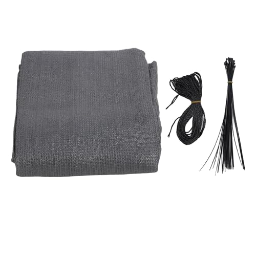 Couverture de clôture en plastique HDPE gris pour intimité de cour - 7