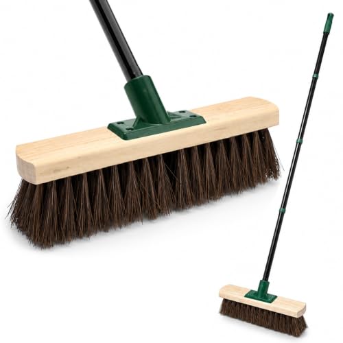 LSC 12'' Outdoor Broom with 140cm Strong Handle Heavy Duty B