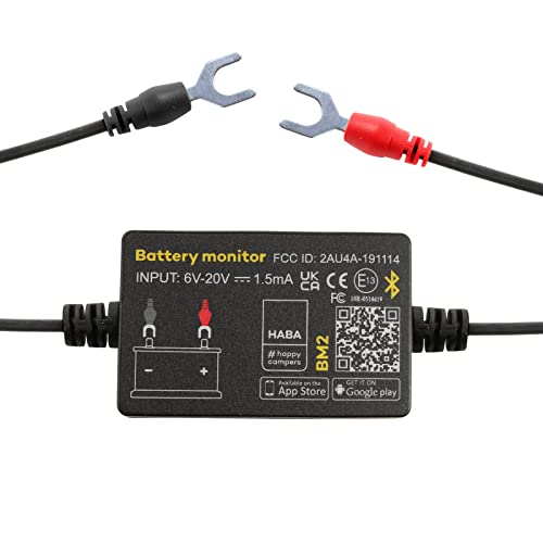 Monitor Batteria Con Schermo 2.4" - Per Barche, Camper E Sistemi Solari