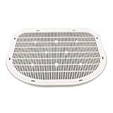 Dmnnlp Cat Litter Mat Large 19.5"x15.4", Litter Trapping Mat for Litter Box, Anti-Slip Kitty Litter Catcher Pad, Waterproof Washable Easy Clean & Saves Litter (Gray)