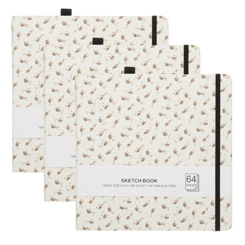 Papier d'aquarelle sans acide PATIKIL 112lb | Carnet de croquis rigide haut de gamme