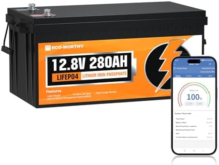 Batteria LiFePO4 150Ah 12V ECO-WORTHY Con Bluetooth - 1920Wh, 15000 Cicli, Per Camper, Barche, Impianti Solari - Foto 3