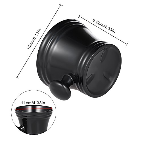 Shaving Mug Anself Man's Plastic Shaving Bowl With Handle Soup Bowl Barber Cleaning Soup Cup For Razor #TOP3