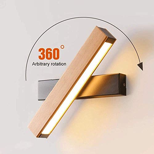 Aplique de pared LED de 3000K con ángulo ajustable de 360 grados para iluminación interior moderna 5
