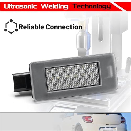 Luz LED de matrícula Canbus para Citroen C4 Cactus sin errores en el cuadro 7