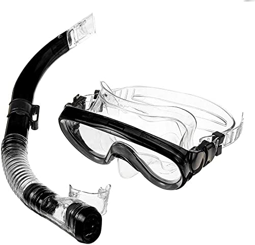 MRKU Schutzbrille Tauchen Tauchmaske Erwachsene Taucherbrille Maske Schnorcheln Schwimmen Scuba W/Schnorchel PC Material Rahmen Zum Schnorcheln