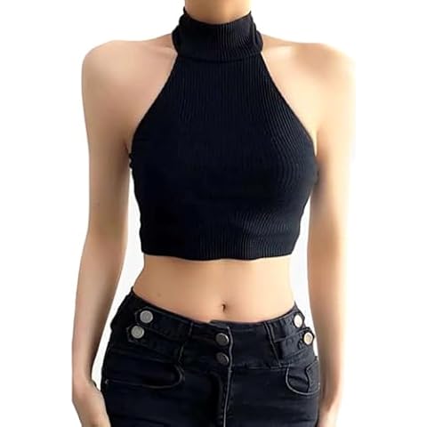 Débardeur HSAJS Femme Col Roulé Cover