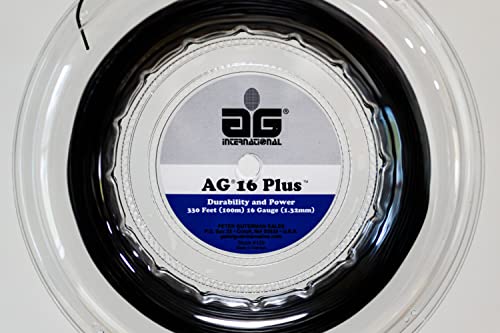AG 16 Synthetic Gut Plus Black Tennis String