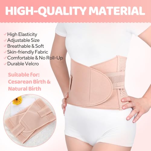 Soutien du ventre post-partum : ceinture abdominale ajustable pour césarienne