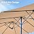 SUPERJARE 13FT Outdoor Umbrella for Patio, Double sided Pool Umbrellas with Fade Resistant Canopy, Large Table Umbrella for Deck, Market, Backyard - Beige