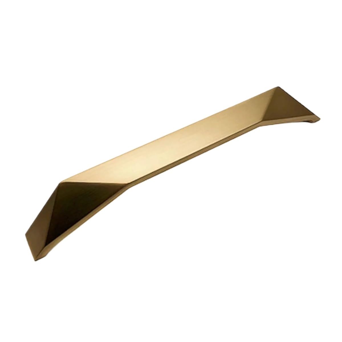 YGLSJP Champagne Gold Kitchen Cabinet Pulls Handle Zinc Alloy Long Furniture Handles Modern Simple Wardrobe Pulls Door Knobs Hardware(192mm Hole Centers)